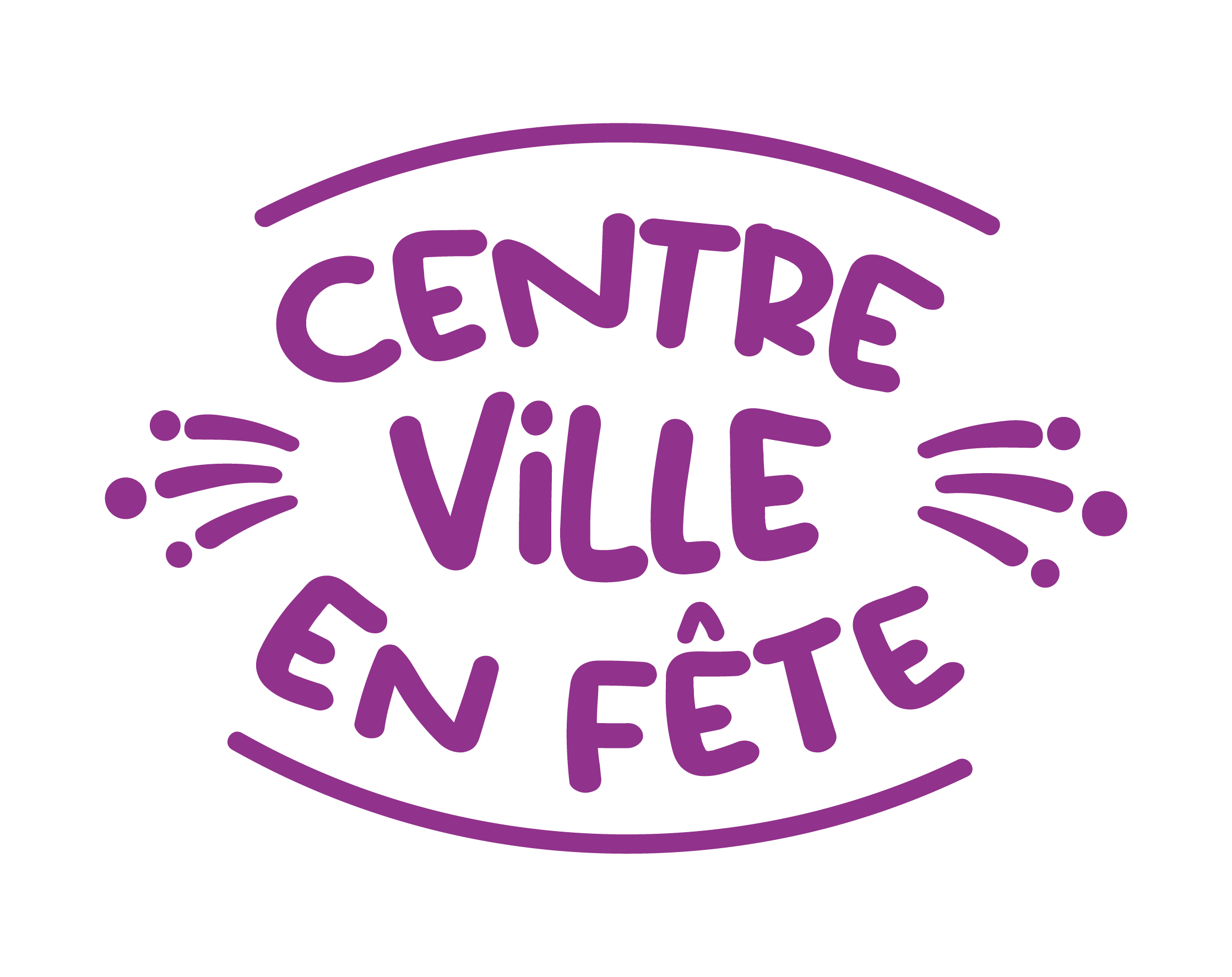 Logo – CVF – Confetti – Violet fond blanc